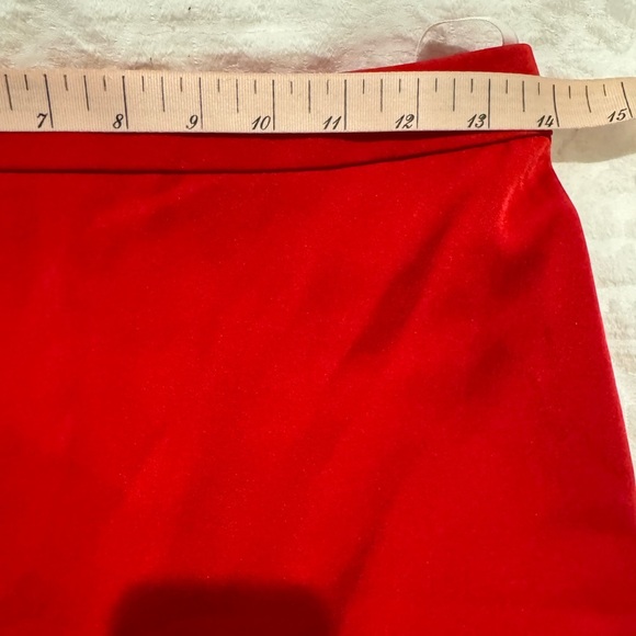 Alyce Paris Red Women's Skirt shiny formal fitted - Picture 6 of 8